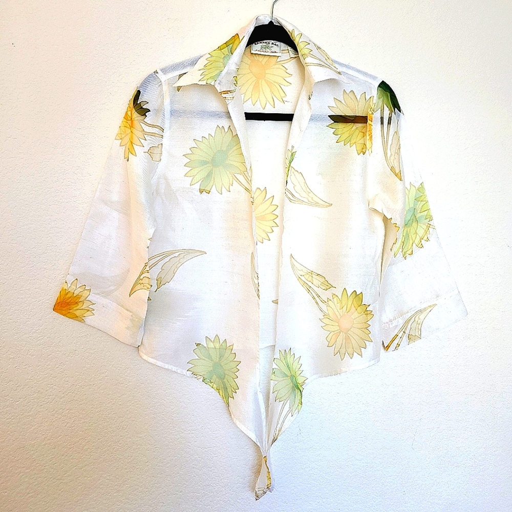 Banana Bay Fine Resortwear tie front S